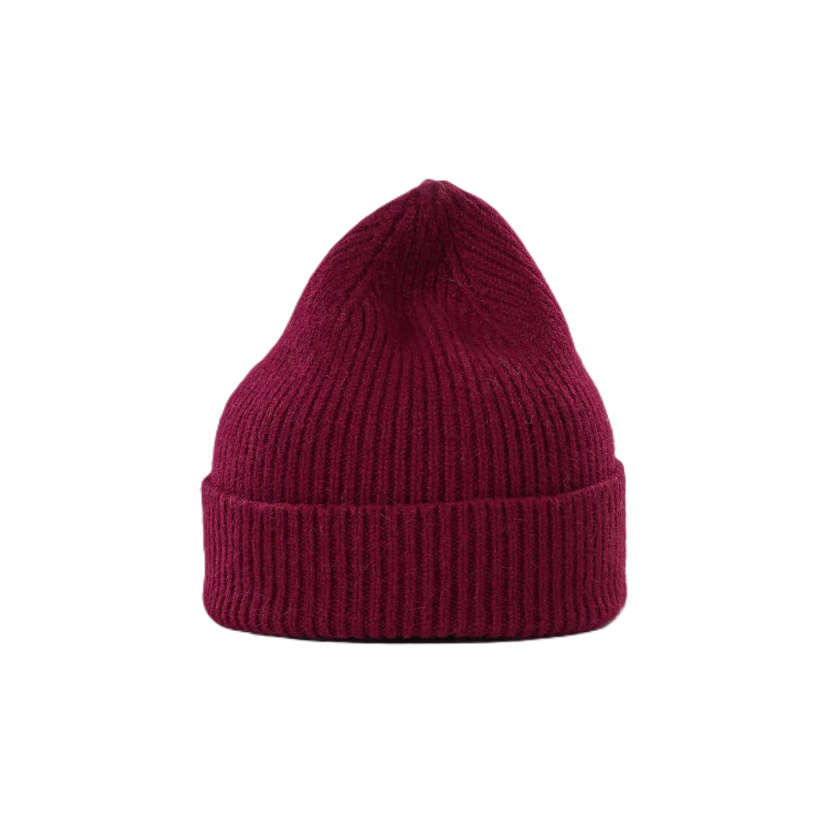 Beanie in der Farbe Wine von Le Bonnet bei Frau Rabe im Concept Store Die Halle