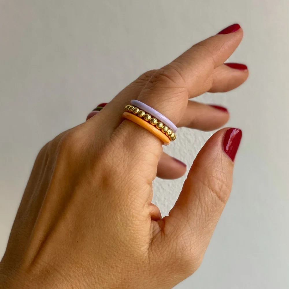 Ring Color Ball | Gold