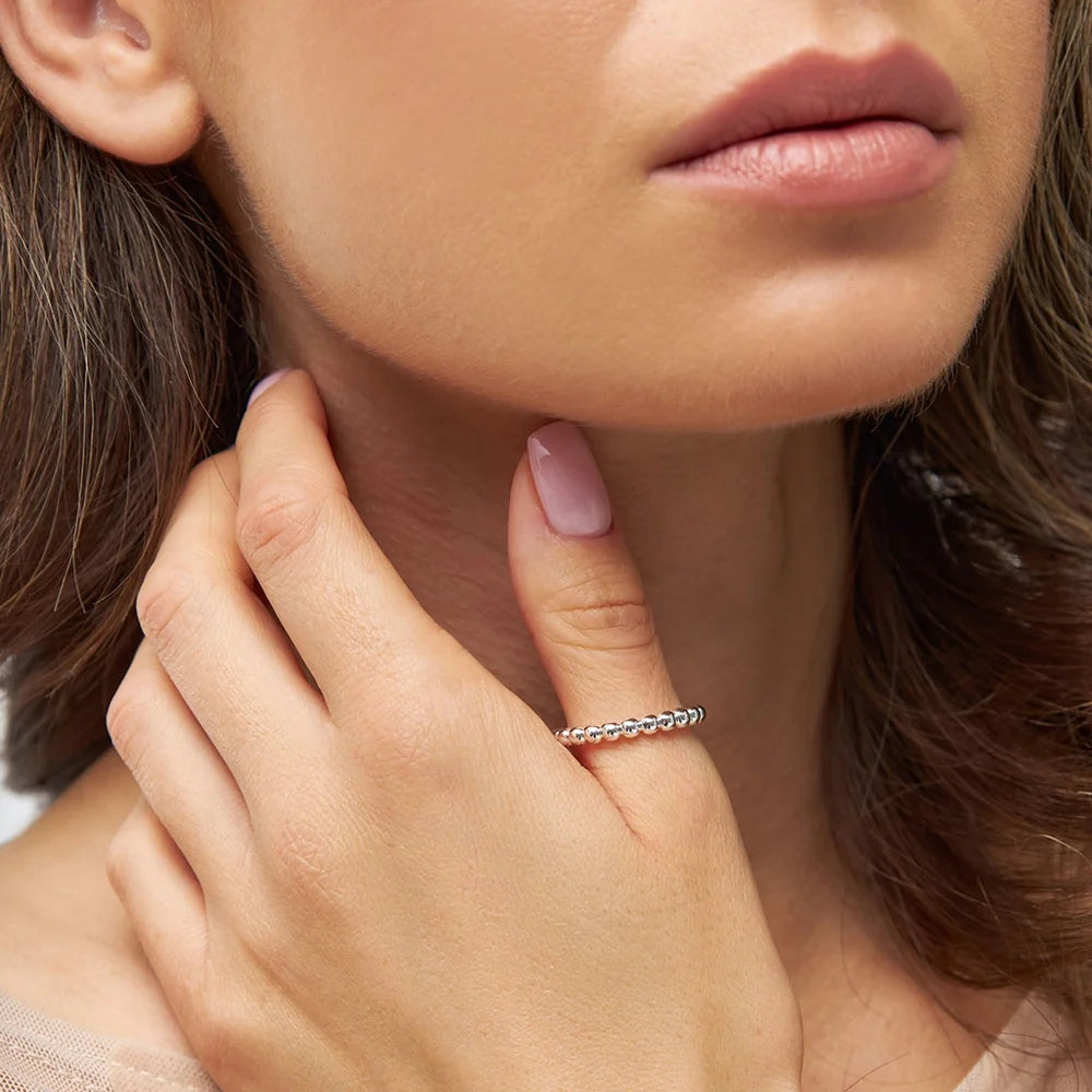 Ring Color Ball | Silber