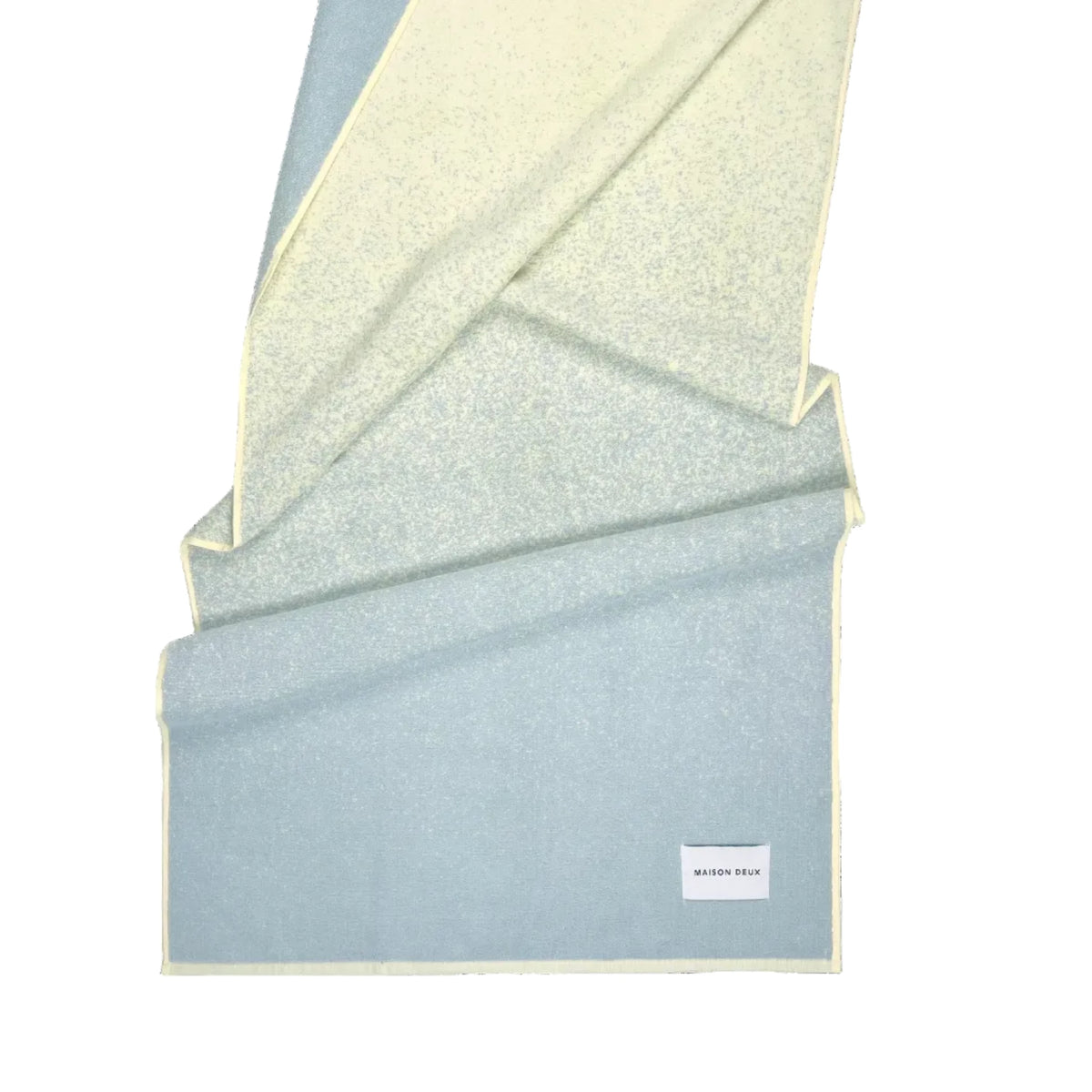 Gästehandtuch Gradient | Blau & Buttergelb