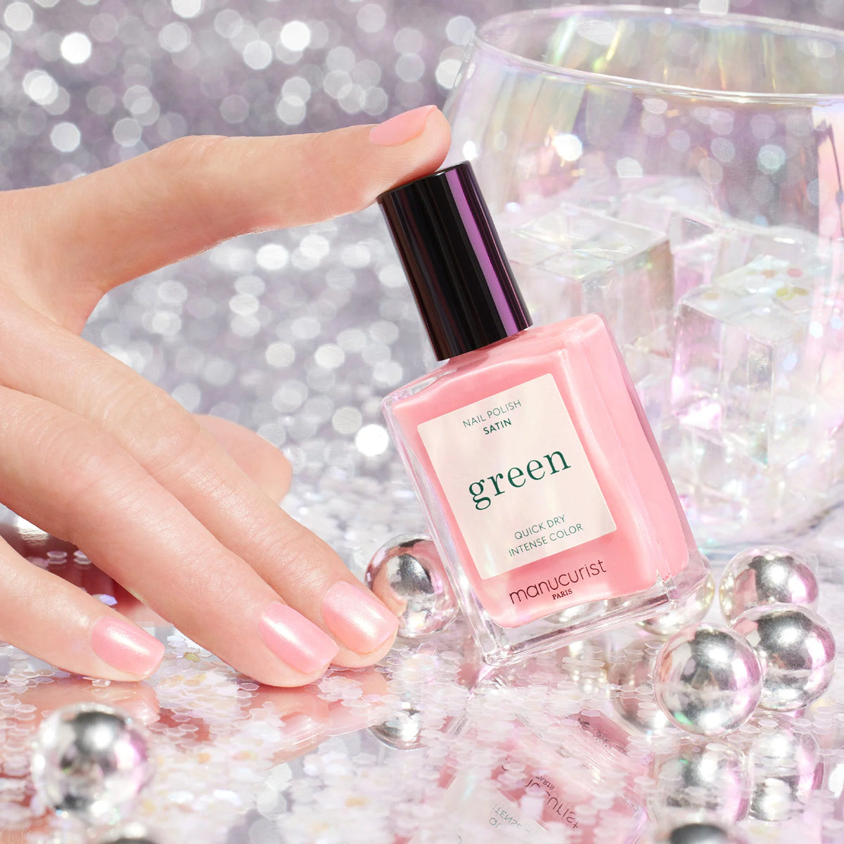 Nagellack Green | Satin