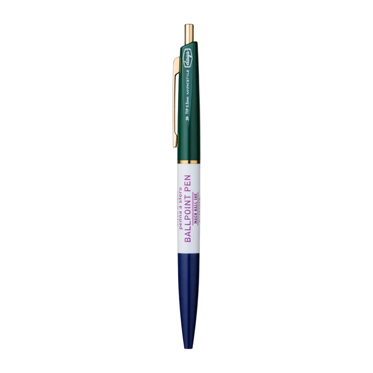 Gel-Schreiber 3-Section Ball Ink Pen | Navy/Green