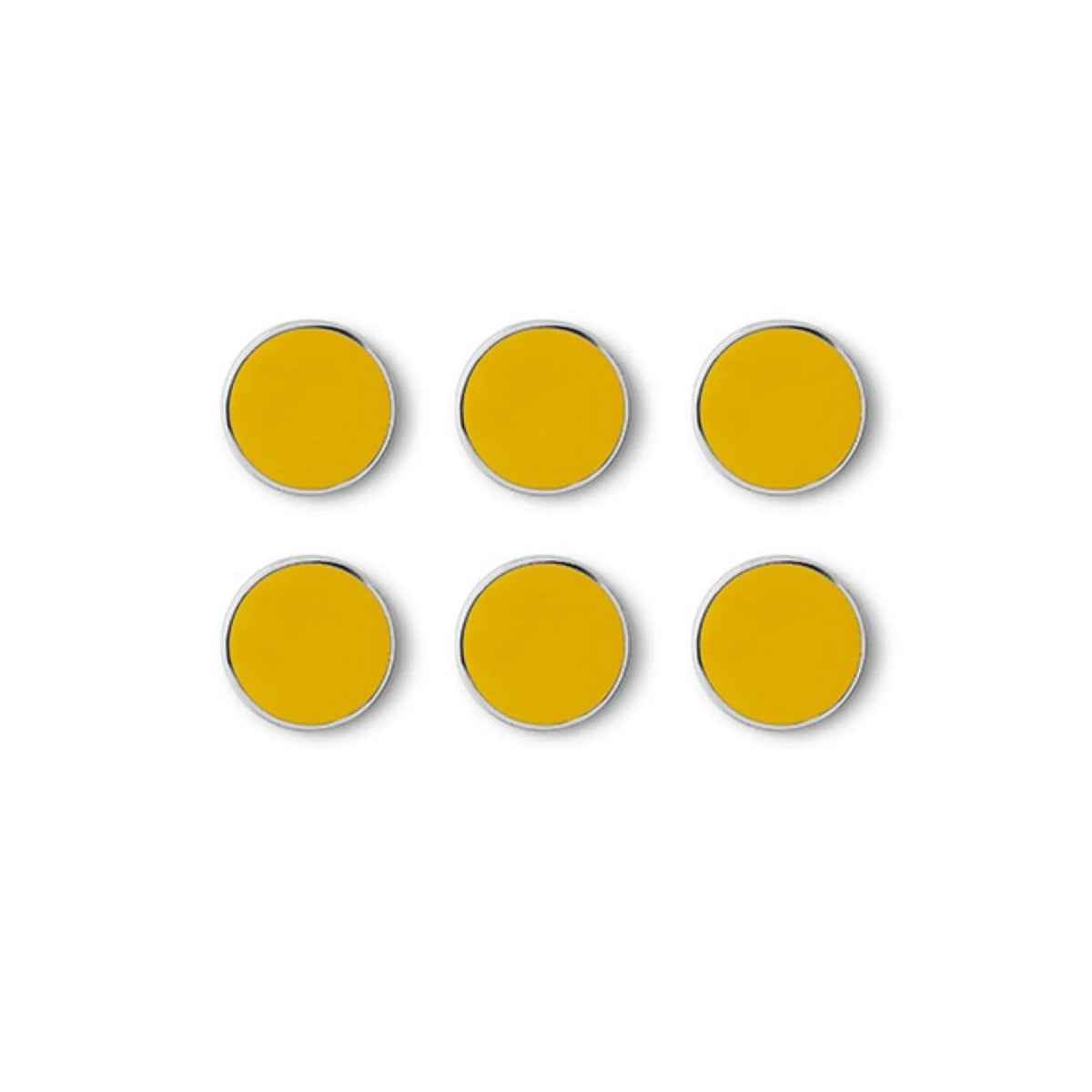 Magnet-Set The Buttons in mustard  von Mustard Made bei Frau Rabe im Concept Store Die Halle