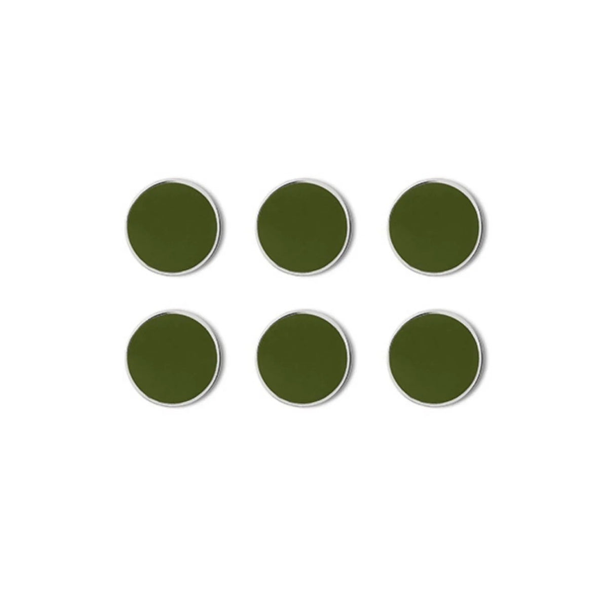 Magnet-Set The Buttons in olive von Mustard Made bei Frau Rabe im Concept Store Die Halle