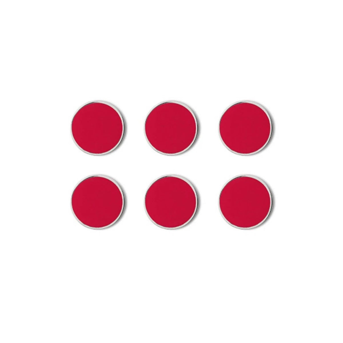 Magnet-Set The Buttons in poppy red von Mustard Made bei Frau Rabe im Concept Store Die Halle