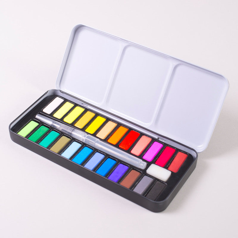 Aquarellfarben | Aquarell-Set mit 24 Farben