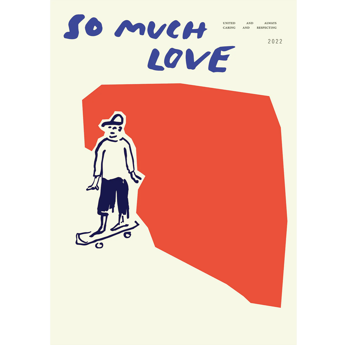 Print Poster | So Much Love Skateboard - 30x40cm
