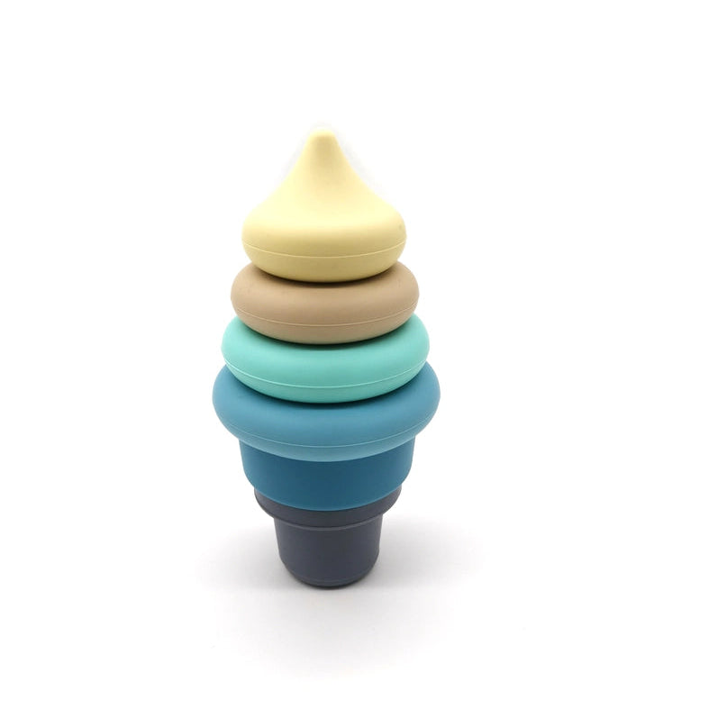 Montessori Stapel‑Eis  | Blau