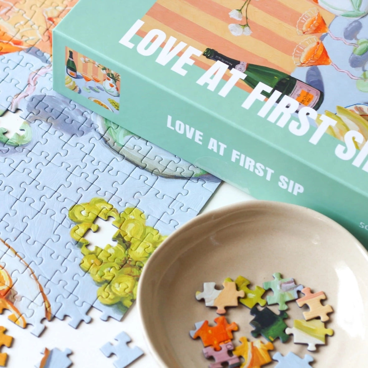 Puzzle 500 Teile | Love at First Sip