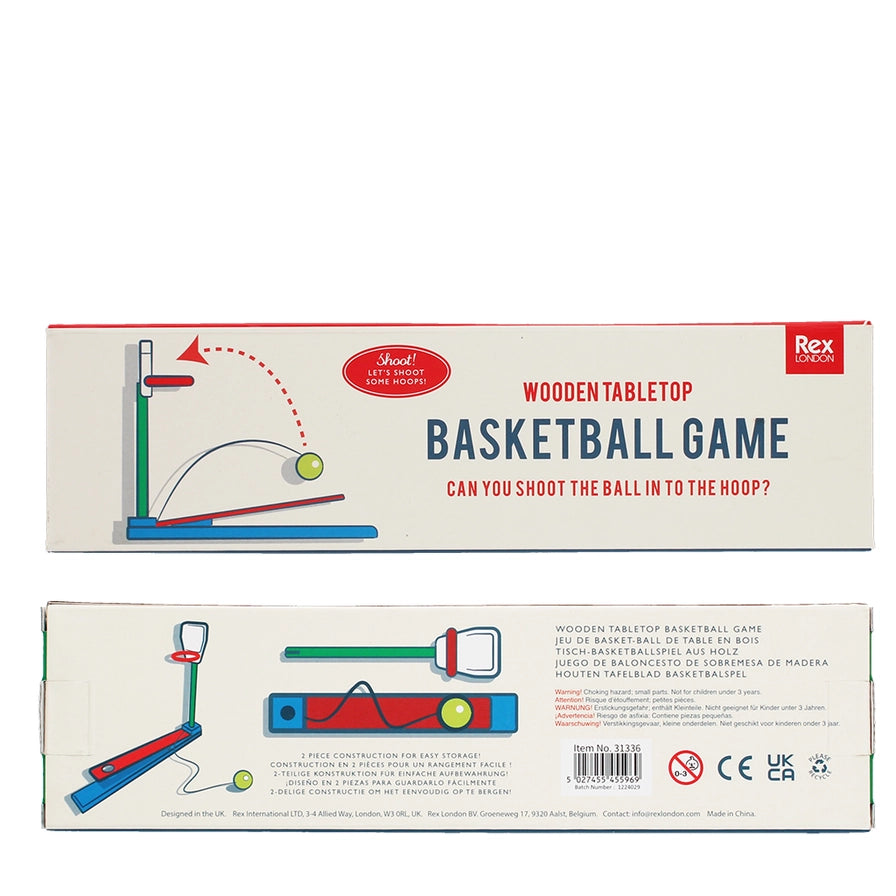 Tisch-Basketballspiel | Holz