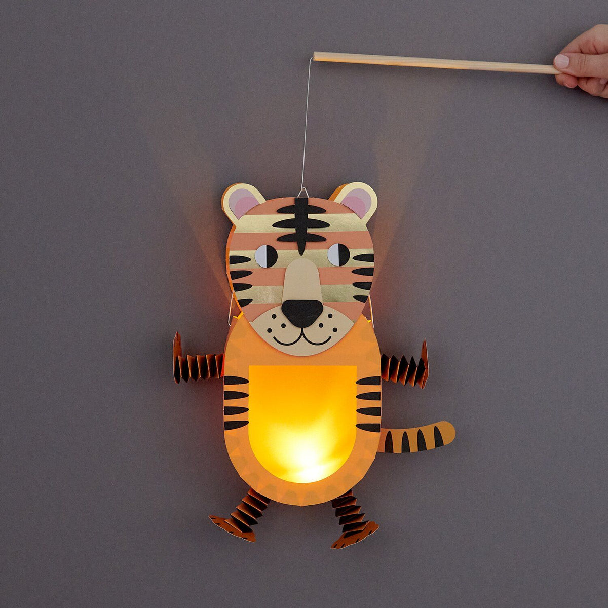 Bastelset Laterne | Tiger
