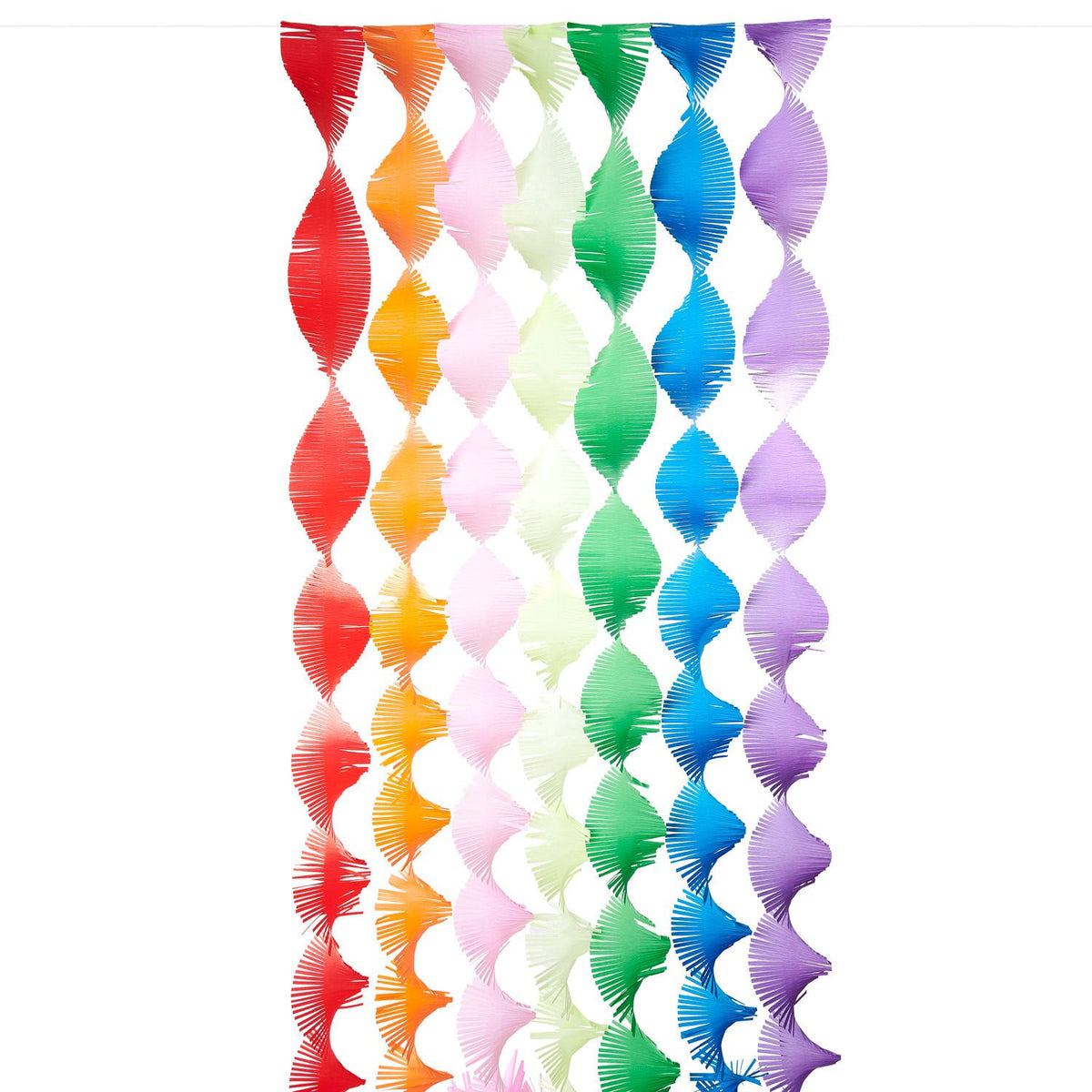 Girlande Krepp | Regenbogen