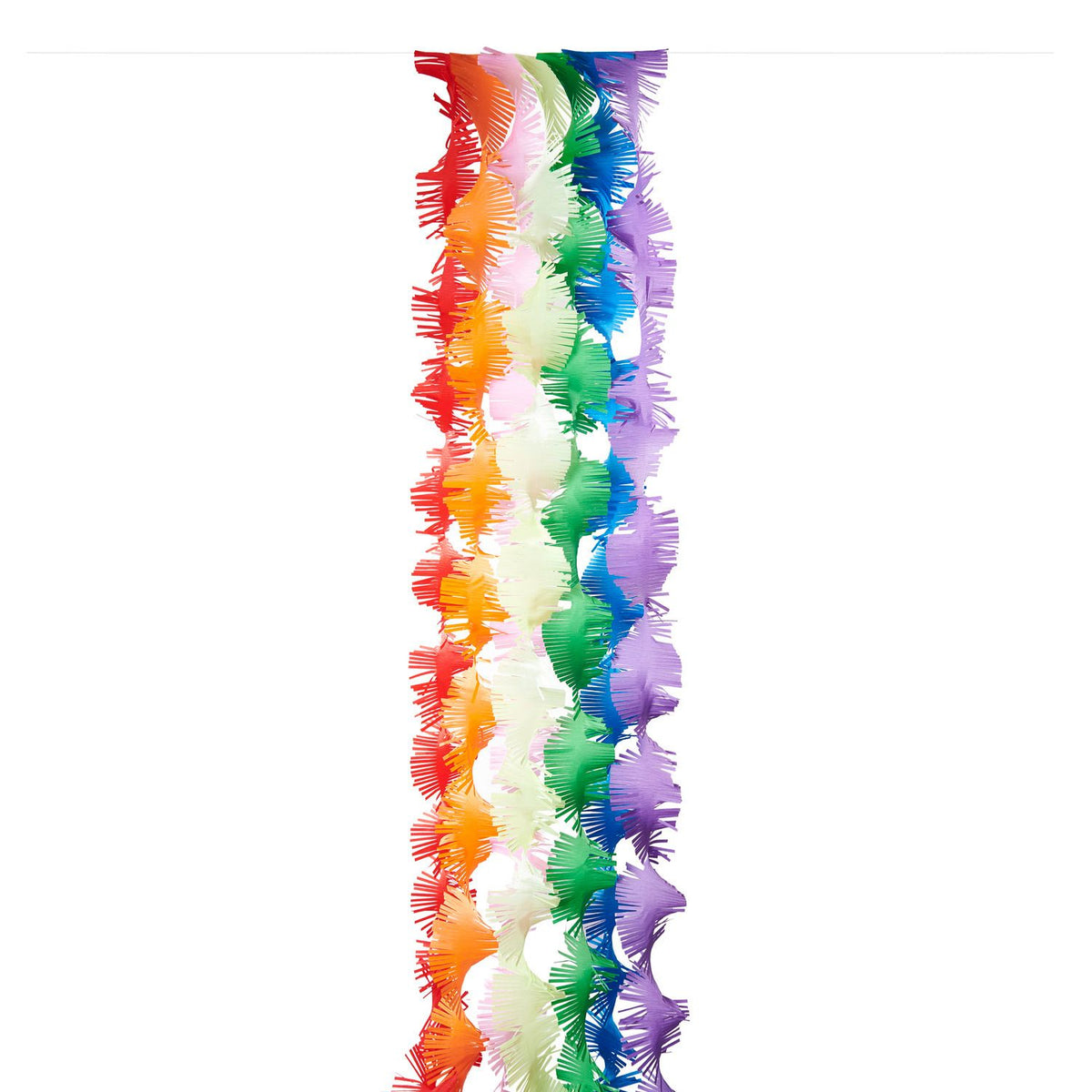 Girlande Krepp | Regenbogen