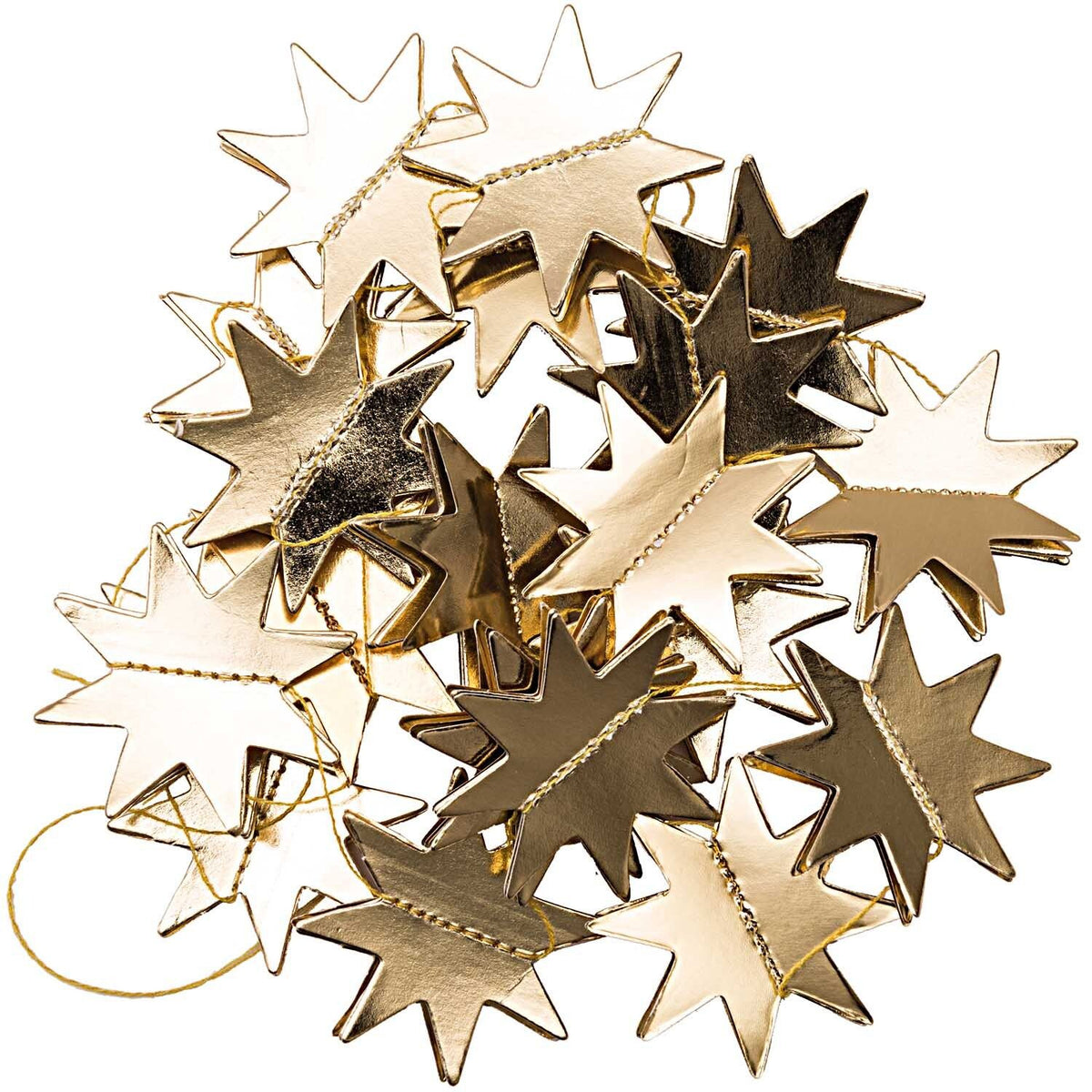 Girlande Sterne | Gold 1,3m