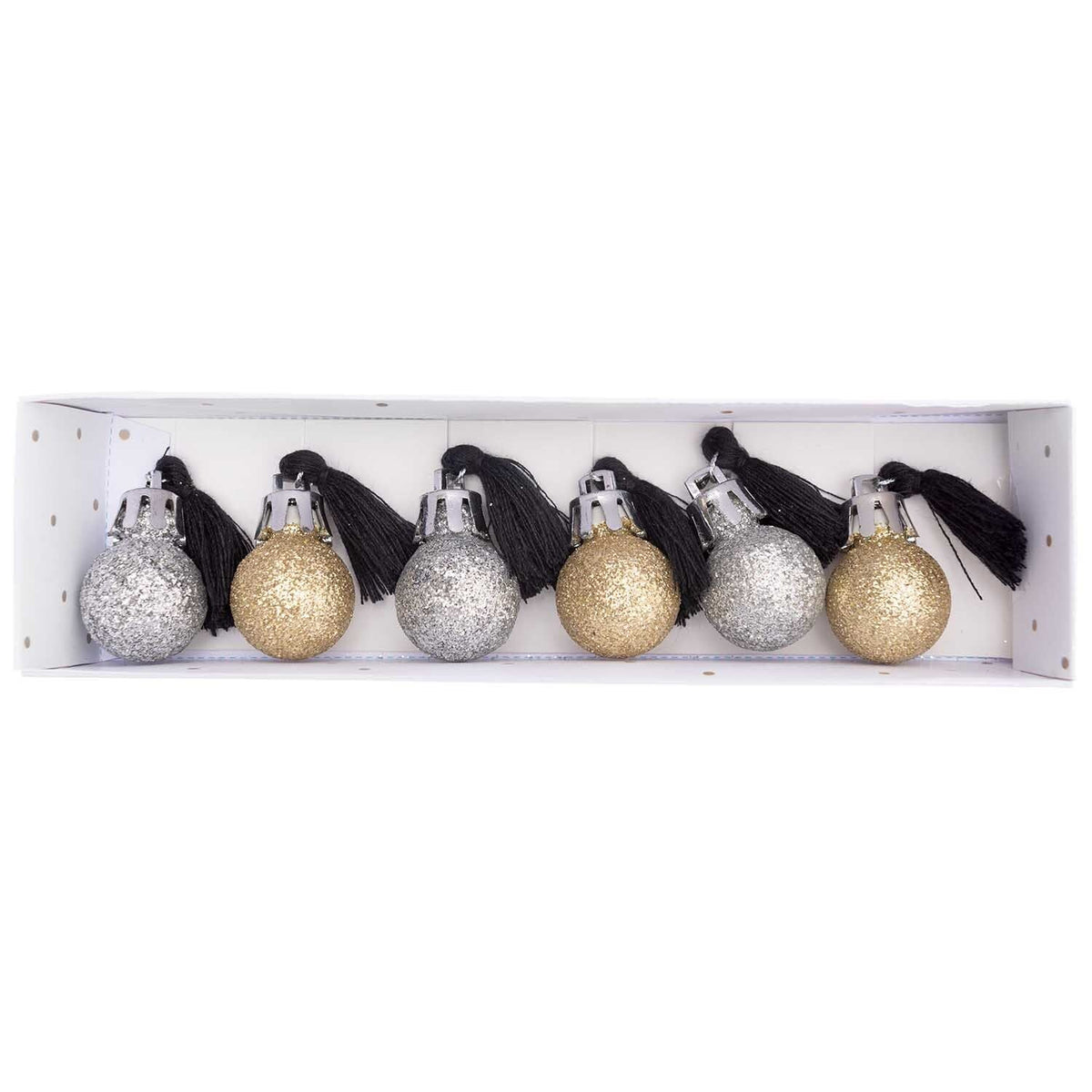 Mini Kugel Anhänger | Gold/Silber