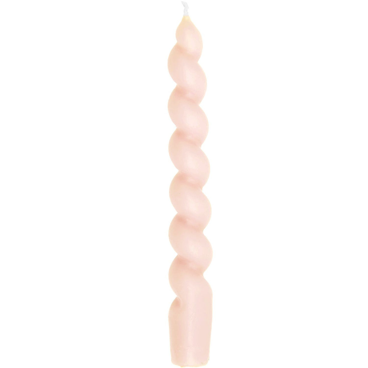 Spiralkerze 18,5cm | Smokey Rosa