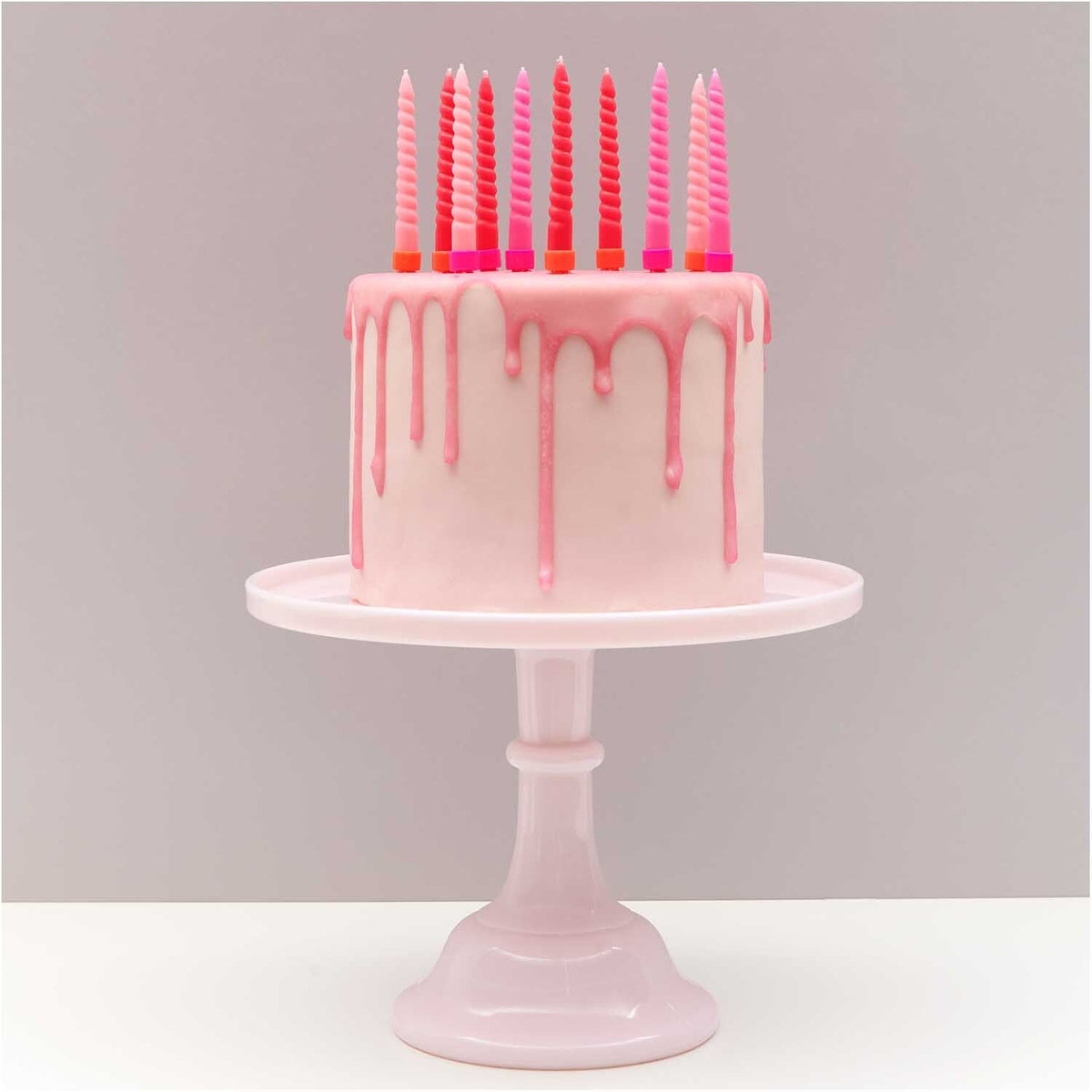 Spiralkerzen Mix 10cm | Pink