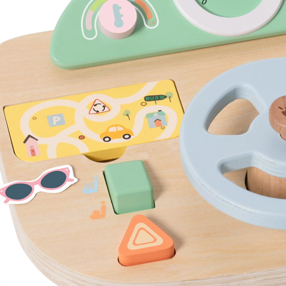 Kinderspielzeug Aktivitätsbrett | Lenkrad