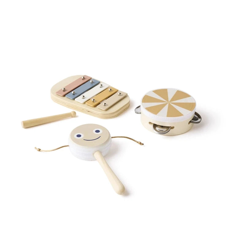 Kinderspielzeug | Musikset Holz 4-teilig