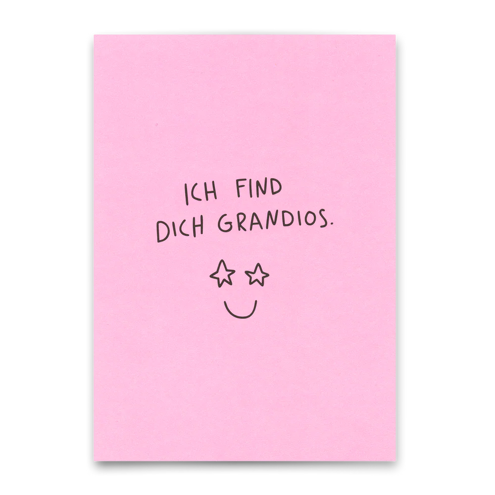 Postkarte | Ich find dich grandios