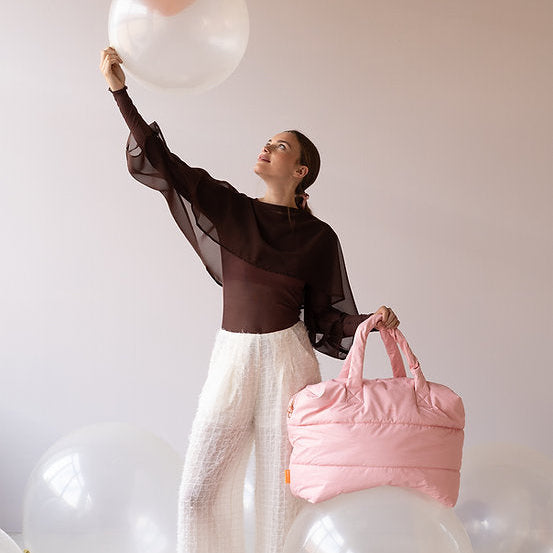 Weekend Bag Camill | Puffy Pink Dolphin