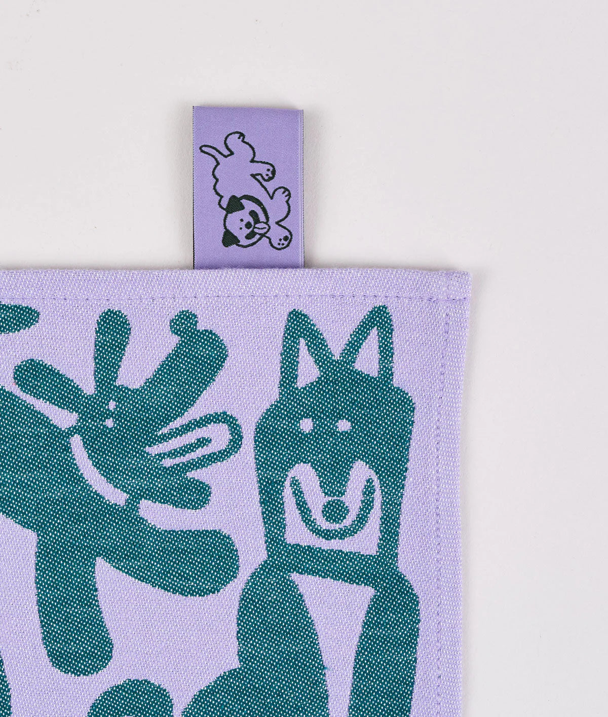 Geschirrtuch | Dogs Day Out Lilac/Grün