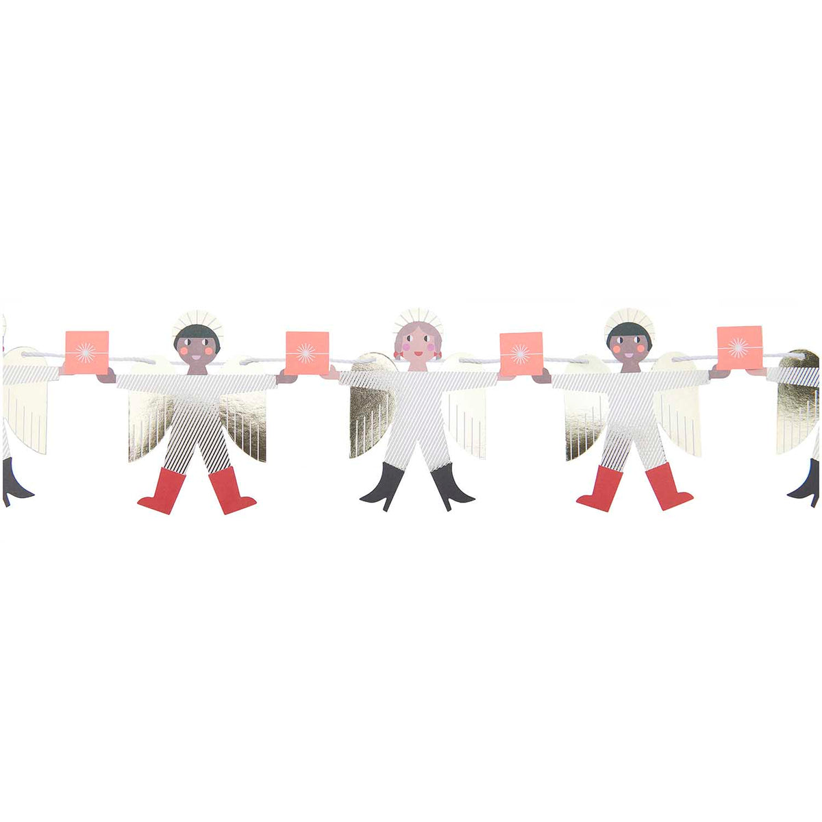 Girlande Papier Girlande -  I love Christmas Engel